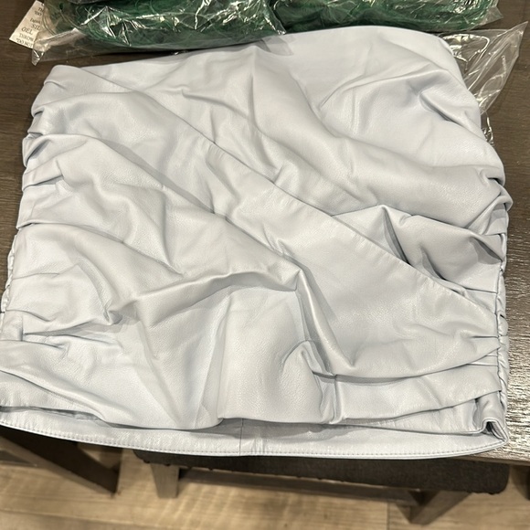 Lamarque Women's Astrid Mini Skirt Xs Size Powder Blue - Picture 5 of 8